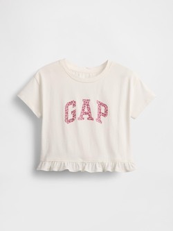 Gap logo majica s kratkimi rokavi za malčice