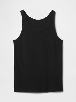 GAP Ribbed Tank Top Black 22 5