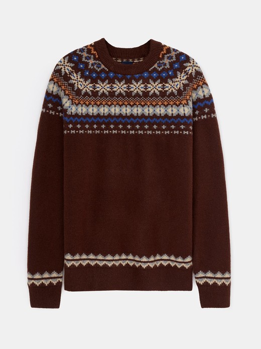 Image for Recycled Fair Isle Crewneck Sweater from Gap