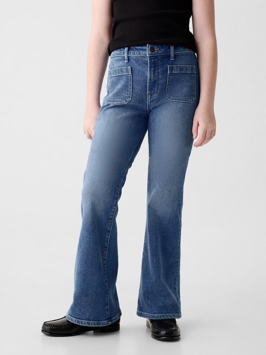 GAP Kids High Rise Flare Jeans Gap