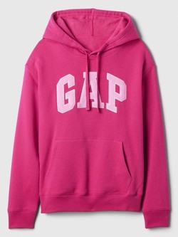 GAP Gap logo ženski pulover s kapuco Črna - Black 6