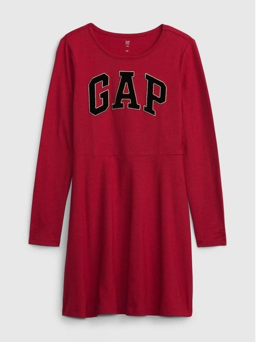 Slika za Gap logo obleka z dolgimi rokavi za deklice od Gap