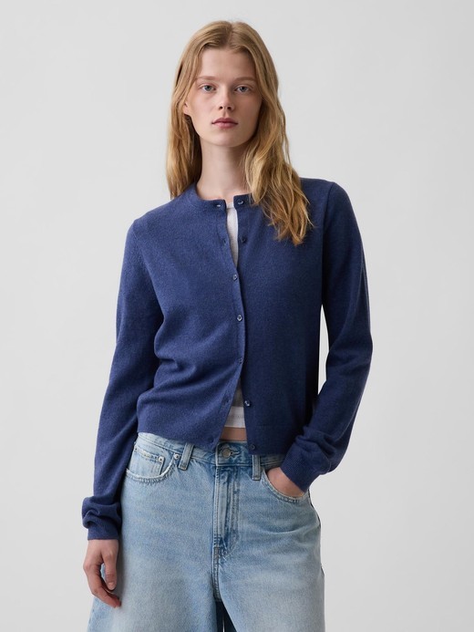Slika za CashSoft cropped ženska pletena jopa od Gap