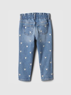 GAP Jeans hlače za malčice Modra - V-Ao Emb Mom:Medmwash 2