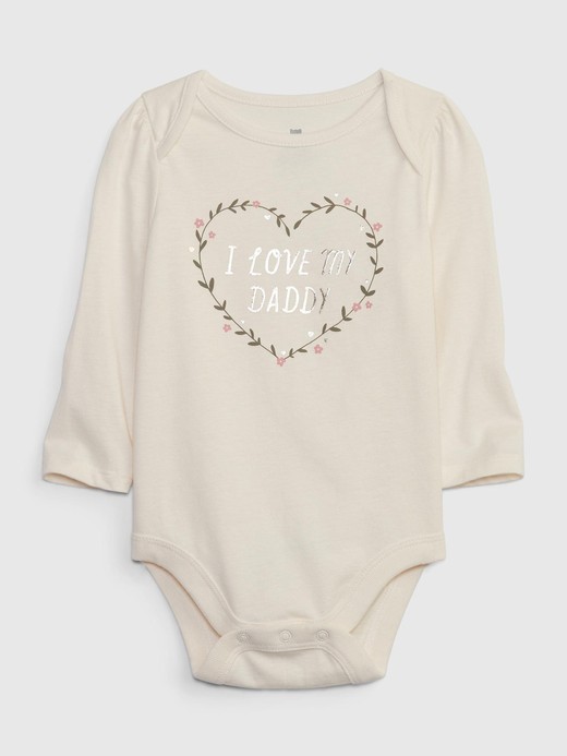 Image for Baby 100% Organic Cotton Mix and Match Graphic Bodysuit from Gap