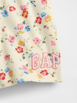 GAP Gap Logo Shorts Red Floral Print 5