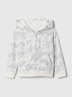 babyGap Logo Print Zip Hoodie