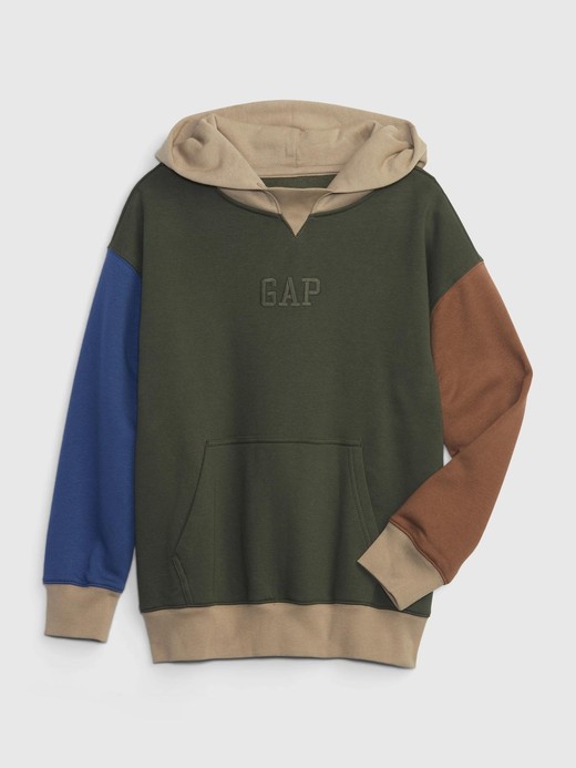 Image for Kids Colorblock Logo Hoodie from Gap