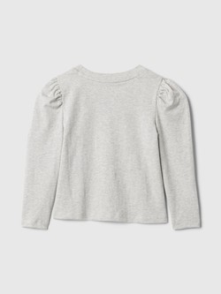 GAP babyGap Puff Sleeve T-Shirt Grey 2