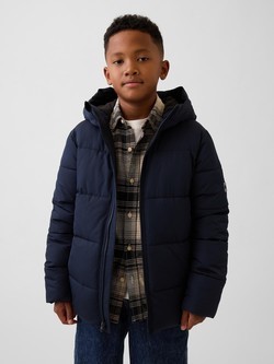Kids Puffer Coat With Hood