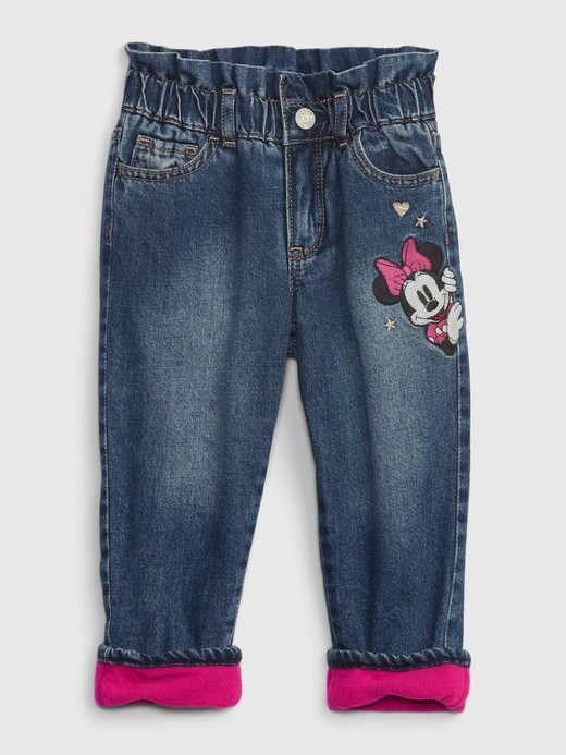 Slika za babyGap | Disney podložene jeans hlače za malčice od Gap