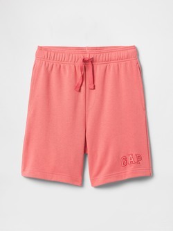 GAP Kids Relaxed Gap Logo Pull-On Shorts Watermelon Ice 5