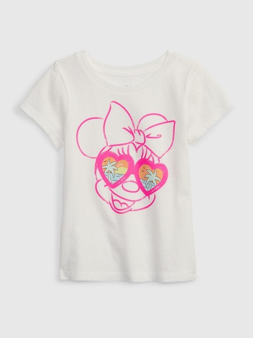 Slika za babyGap | Disney Mini Miška majica s kratkimi rokavi s potiskom za malčice od Gap