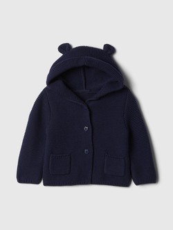 Baby Bear Cardigan With Hood