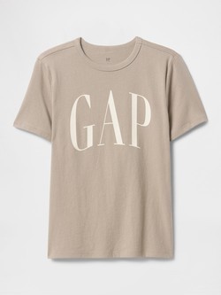 GAP Kids Gap Logo T-Shirt Roasted Cashew 17-1105 2