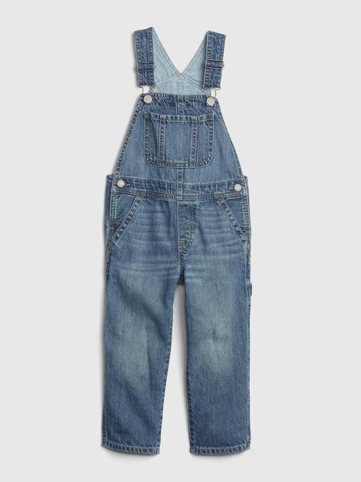 Image for Toddler Denim Overalls with Washwell™ from Gap