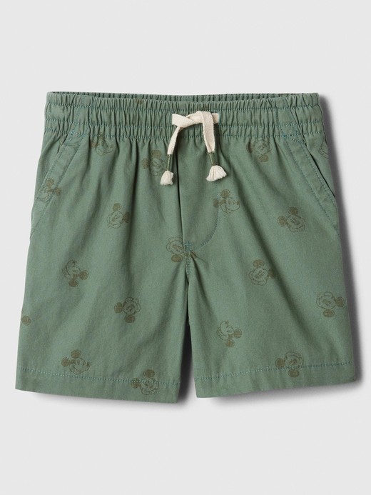 Image for babyGap | Disney Mickey Mouse Poplin Pull-On Shorts from Gap