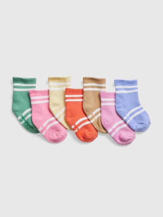 Image for Baby Printed Socks (7-Pack) from Gap