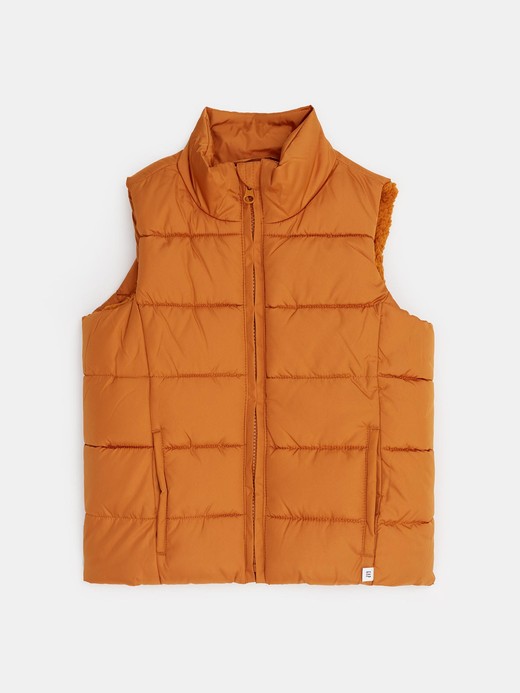 Image for Kids ColdControl Sherpa Puffer Vest from Gap
