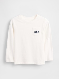 Gap logo majica z dolgimi rokavi za malčke