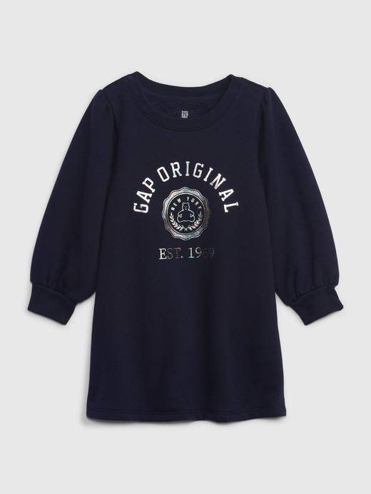 Image for Toddler Arch Logo Sweatshirt Dress from Gap