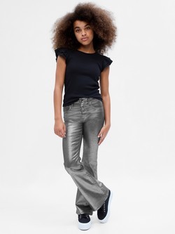 Bleščeče jeans hlače za deklice