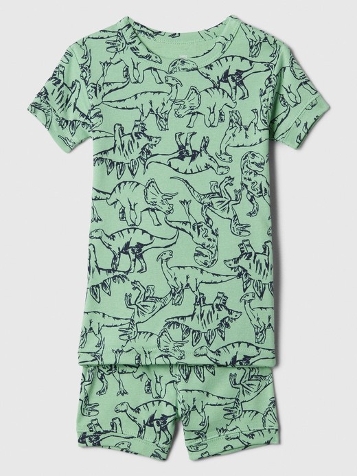 Image for babyGap 100% Organic Cotton Dino PJ Set from Gap