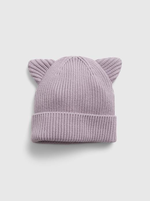 Image for Toddler Organic Cotton Cat Beanie from Gap