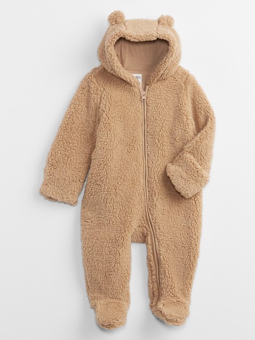 Image for Baby Bear Sherpa One-Piece from Gap