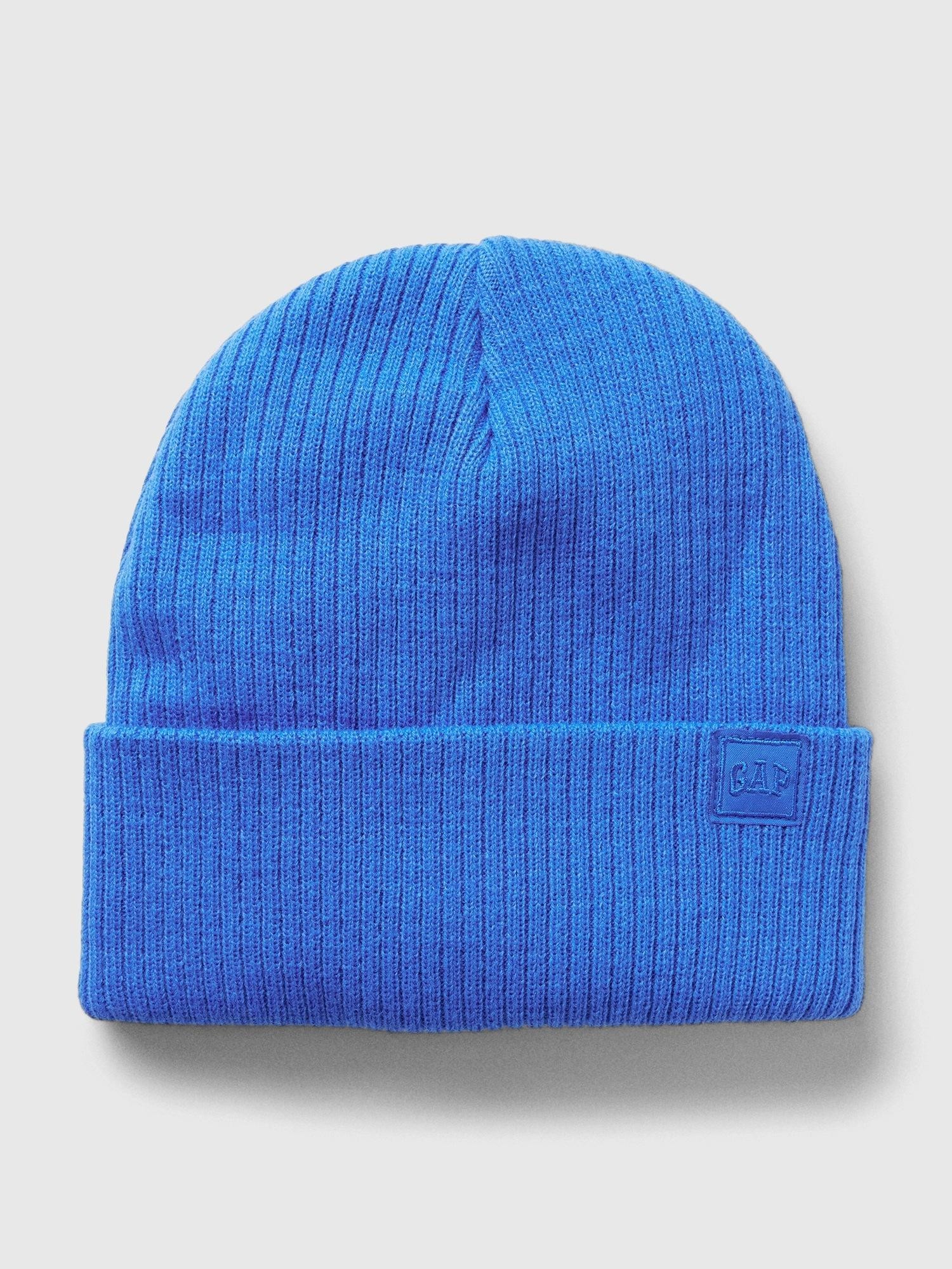 GAP Pletena kapa za dečke Modra - Radiant Blue 