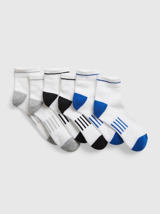 Image for Kids Quarter Crew Socks (3-Pack) from Gap