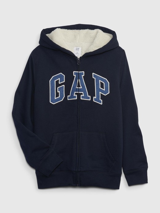 Slika za Gap logo kosmatena jopica s kapuco za dečke od Gap