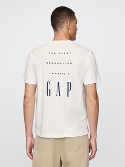 GAP Heavyweight Logo T-Shirt True Black 3