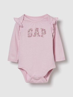 Gap logo bodi z dolgimi rokavi za dojenčice
