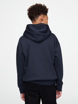 GAP Unisex pulover s kapuco za otroke Modra - Blue 3