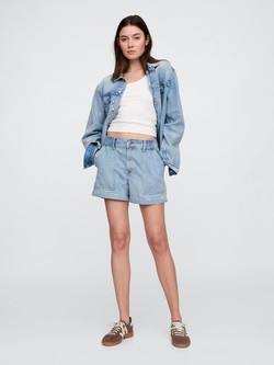 Denim shorts