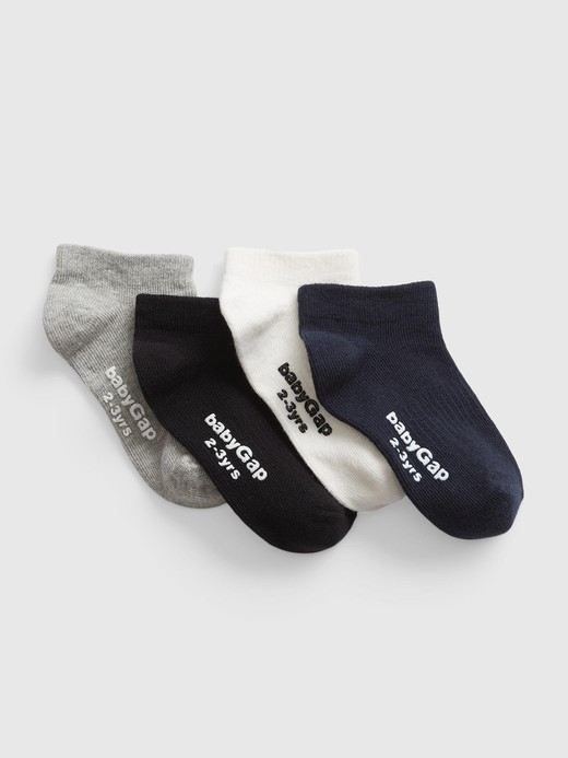 Image for Toddler No Show Socks (4-Pack) from Gap