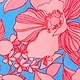 Rdeča - Red & Blue Floral