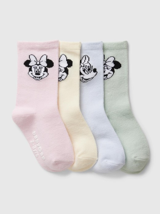 Image for babyGap | Disney Minnie Mouse Crew Socks (4-Pack) from Gap