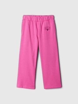 Gap logo Wide leg spodnji del trenirke za malčice
