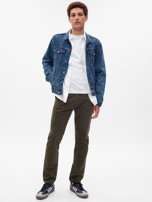 Image for Corduroy Slim Pants in GapFlex with Washwell from Gap