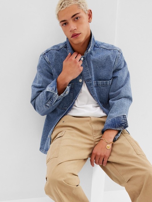 Image for Denim Utility Overshirt from Gap