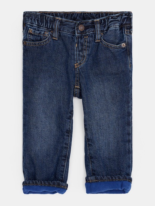 Image for babyGap '90s Original Straight Cozy-Lined Jeans with Washwell from Gap