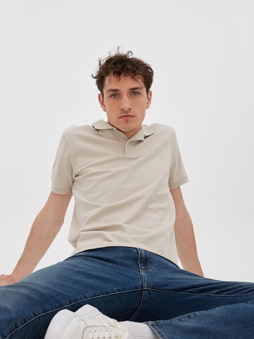 Gap pique polo discount