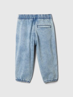 GAP Baby &amp; Toddler Parachute Sweatpant Jeans Light Wash 2