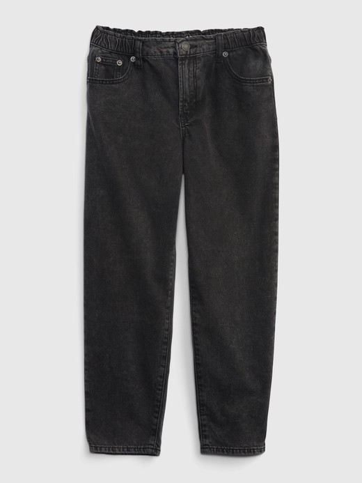 Image for Kids High Rise Barrel Jeans with Washwell from Gap