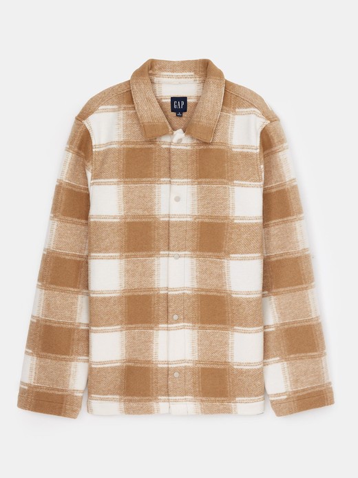 Image for Plaid Overshirt from Gap