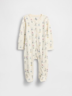 Gap × Disney Baby Organic Cotton Footed One-Piece