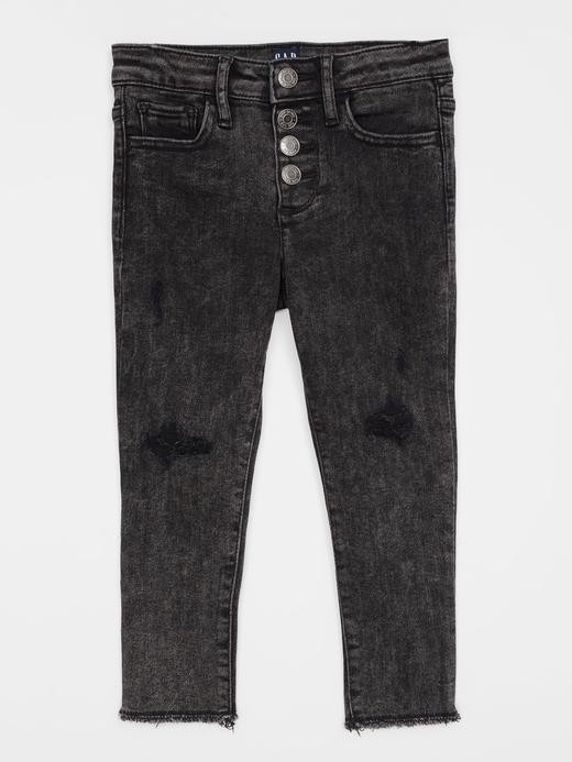 Slika za Jegging jeans hlače z visokim pasom za deklice od Gap