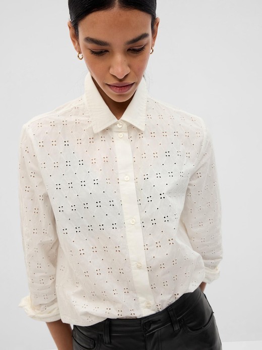 Gap discount eyelet shirt